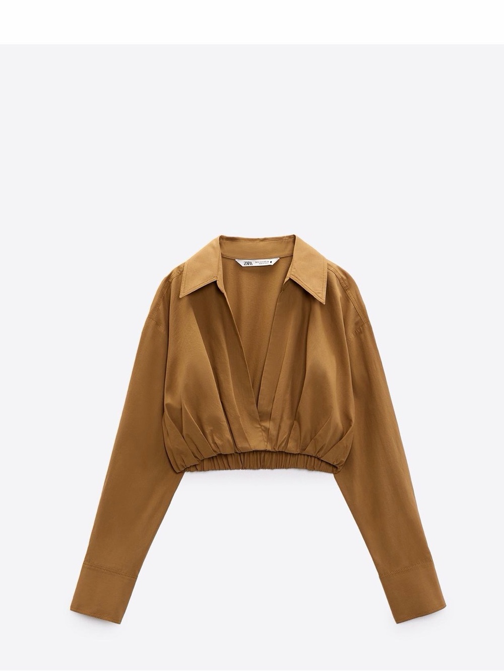ZARA CROPPED POPLIN SHIRT
Size Small
Never worn